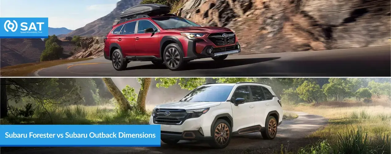 Subaru Forester vs Subaru Outback Dimensions